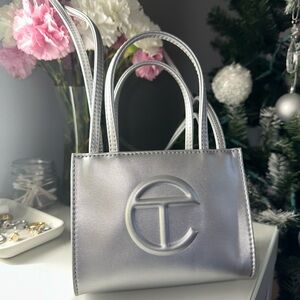 Telfar Silver Women's Bag